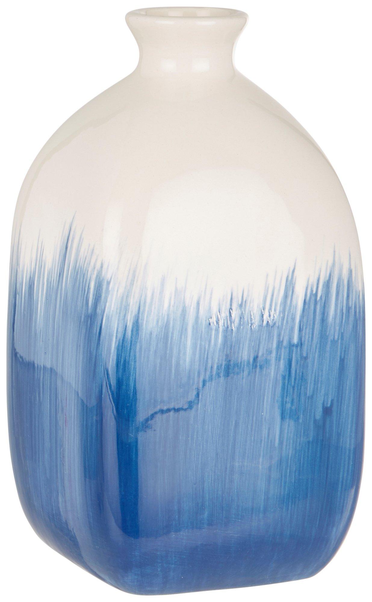 7in Painted Ceramic Vase