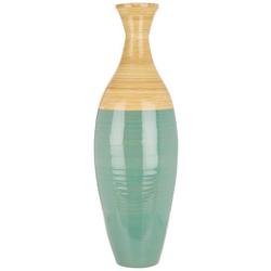 22in Split Color Bamboo Vase