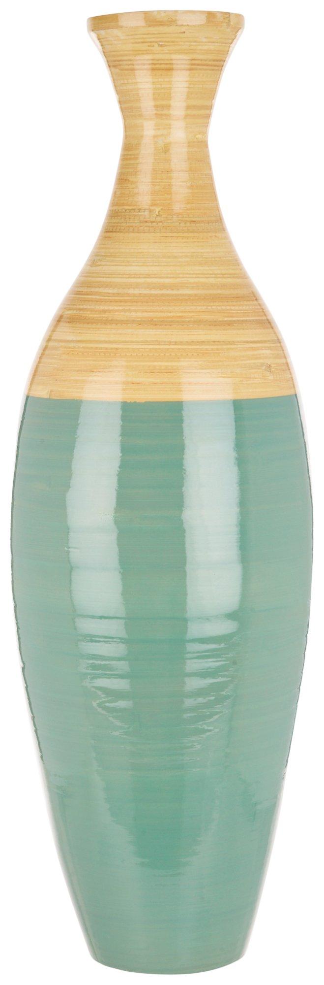 22in Split Color Bamboo Vase