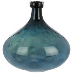 13'' Dimpled Glass Vase