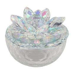 6in Rainbow Crystal Trinket Box