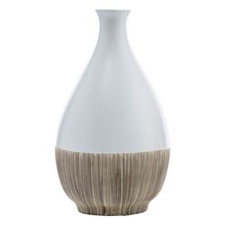 Sagebrook Home 11in Painted Ceramic Vase