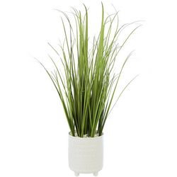 Flora Bunda 28in Onion Grass Potted Plant Decor