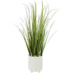 28in Onion Grass Potted Plant Decor