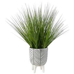 20.5in Grass Potted Plant Decor