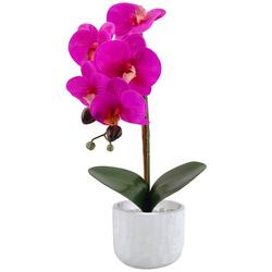 14in Orchid Potted Decor