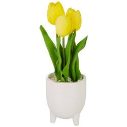 13in Easter Tulips Plant Decor