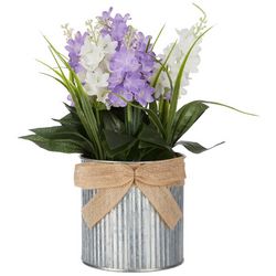 Elements 12.5in Flower Potted Decor