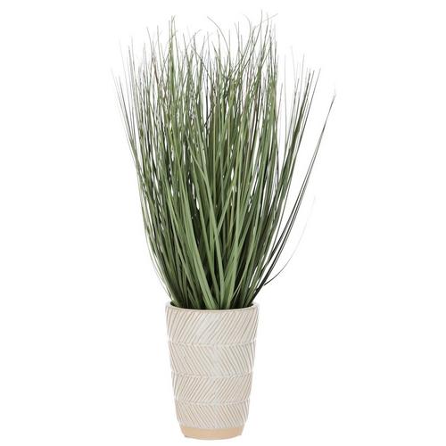 Elements 20in Grass Potted Decor
