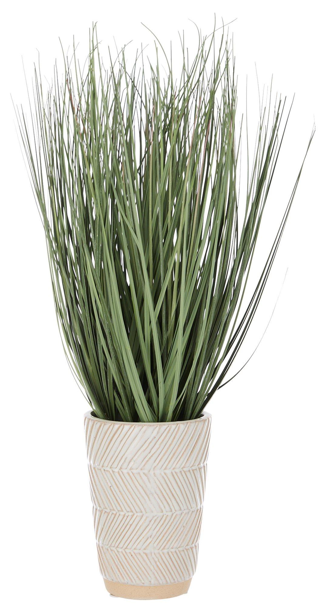 20in Grass Potted Decor