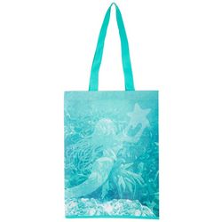Mermaid Print Shopping Tote Bag