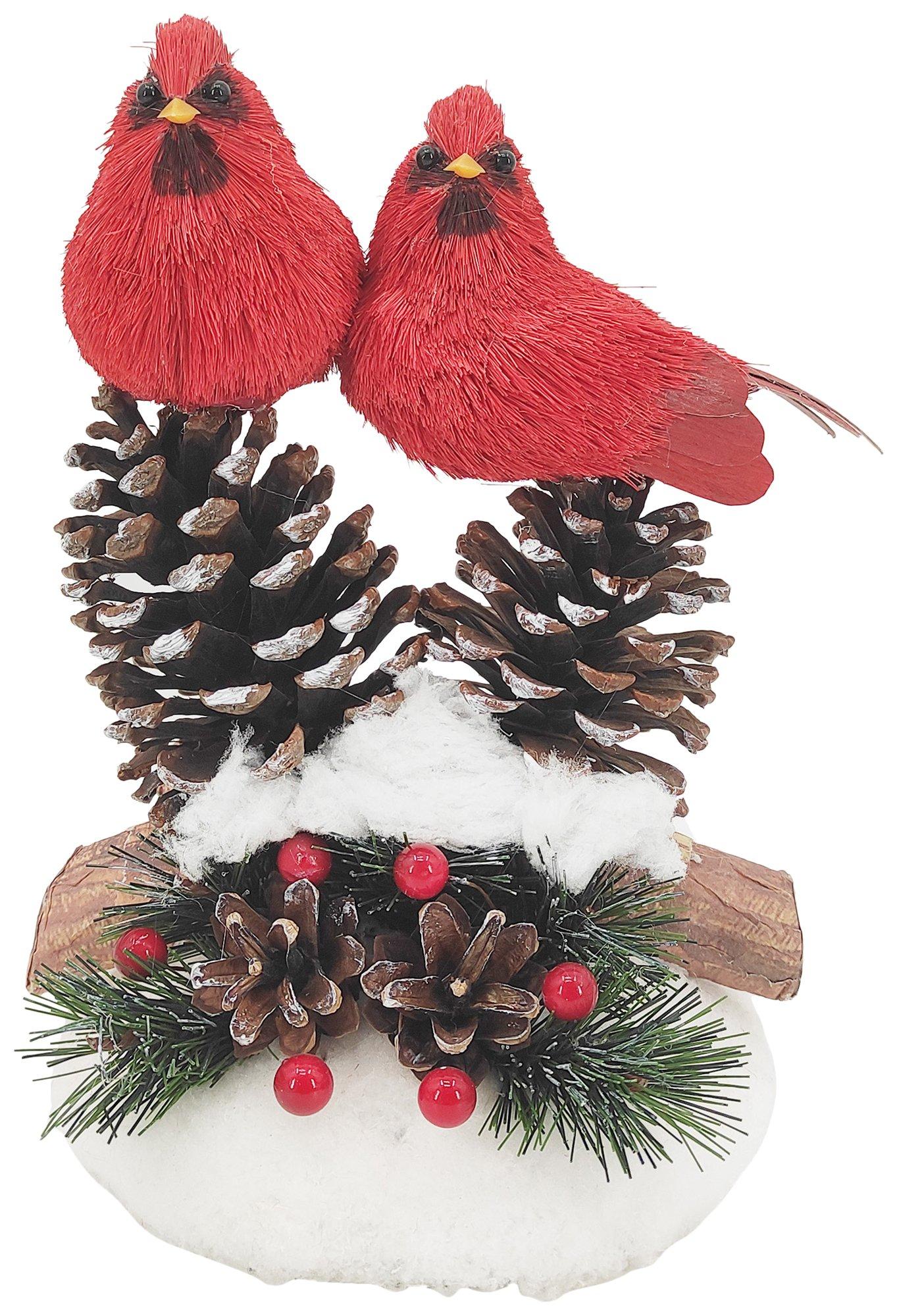 9 in. Christmas Cardinal Cheer Tabletop Decor