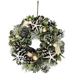 12 in. Pinecone Wreath Decor
