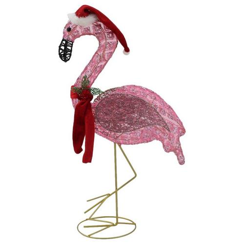 Brighten The Season 15 In. LED Xmas Flamingo