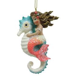 Seahorse Riding Mermaid Tree Ornament