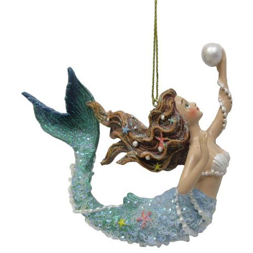 Brighten The Season Mermaid Treasure Tree Ornament