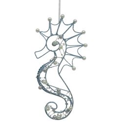 Brighten The Season Glitter & Pearl Seahorse Tree Ornament