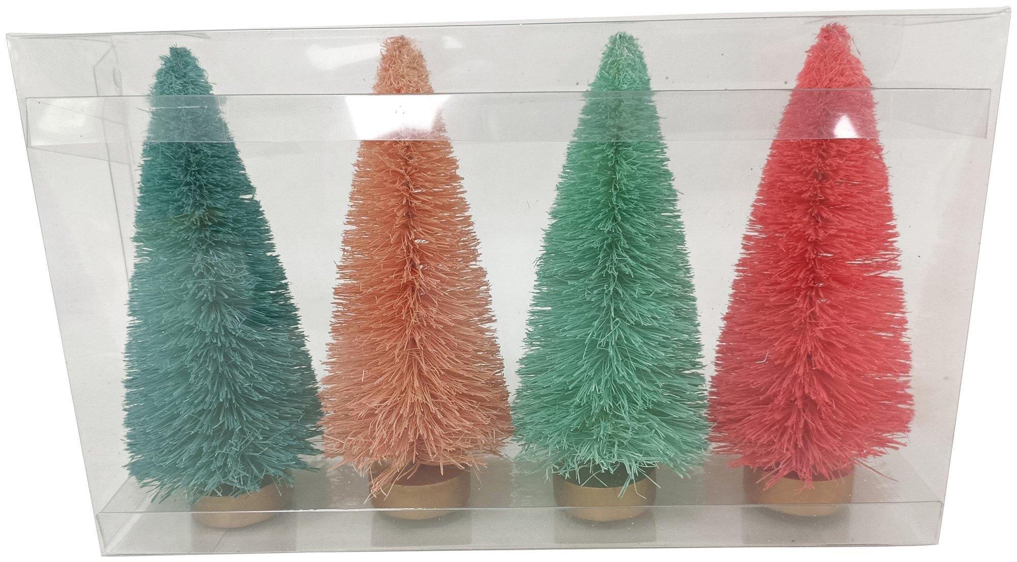 5 in.Hand Made 3 Pc. Set Sisal Tree