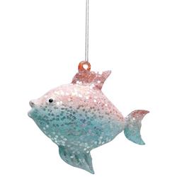 Coastal Jewel Glittery Fish Ornament
