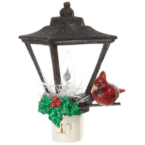 Brighten the Season Lantern & Cardinal Night Light