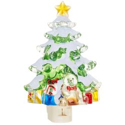Brighten the Season Christmas Tree Gifts Night Light