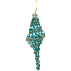 8 In. Glass Conch Shell Tree Ornament