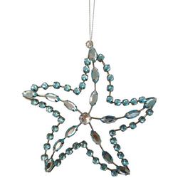 4.5 In. Crystal Star Tree Ornament