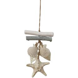 Starfish & Wood Christmas Ornament