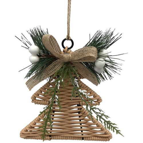 4.75 in H. Weaved Tree Christmas Ornaments