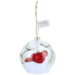 Glass Bird and Dome Tree Ornament
