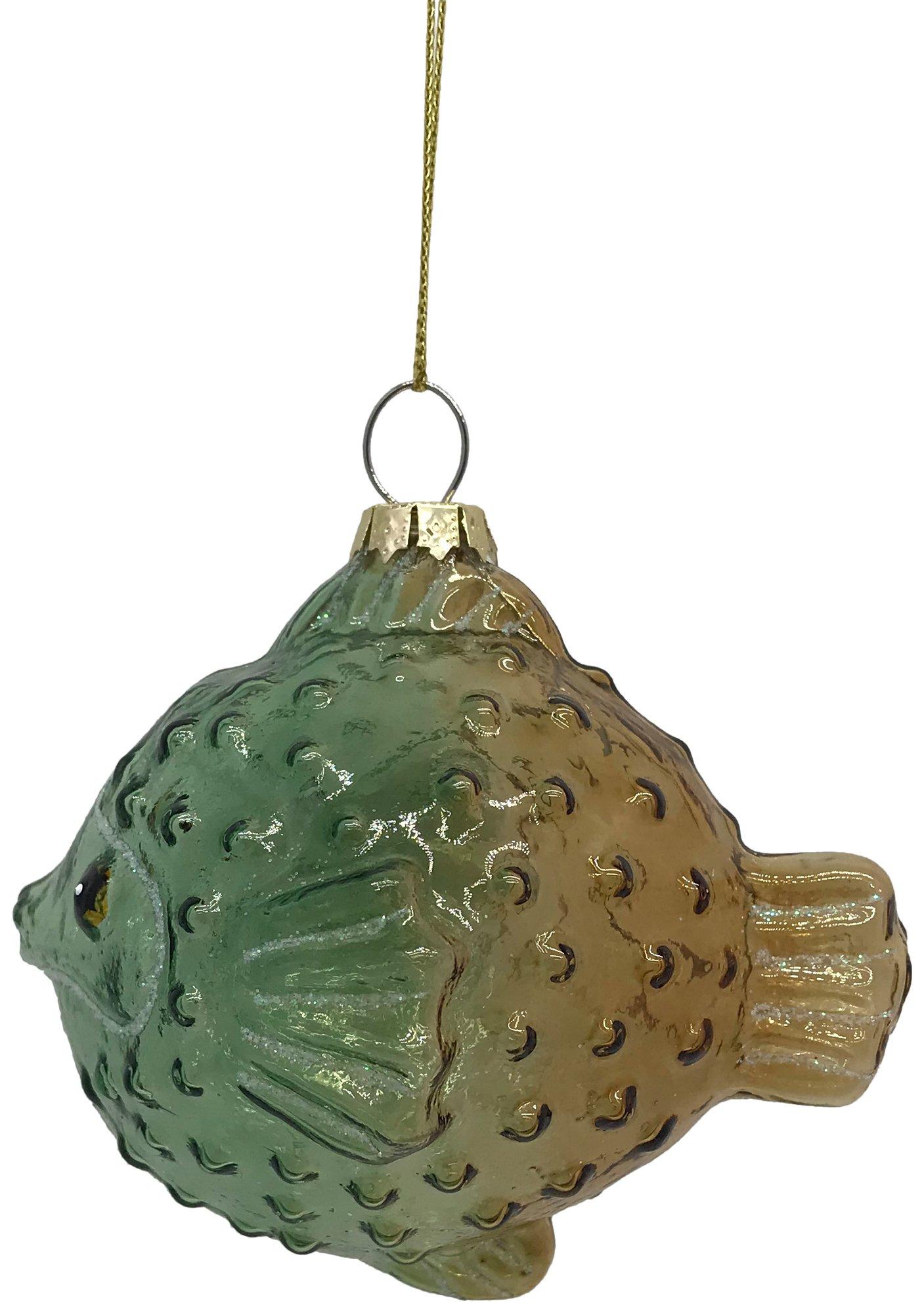 3 In. Puffer Fish Holiday Ornament