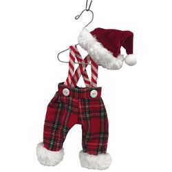 Brighten The Season 8.75 In. Santa Suit Holiday Ornament