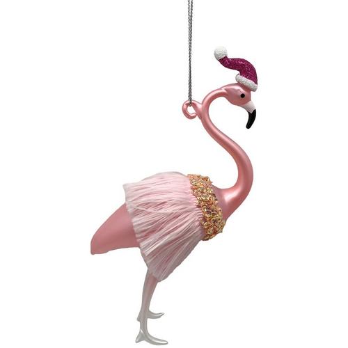 Brighten The Season 6 In. Hula Flamingo Christmas