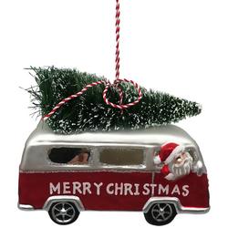 Merry Xmas Bus Ornament