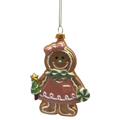 Brighten the Season Gingerbread Girl Ornament