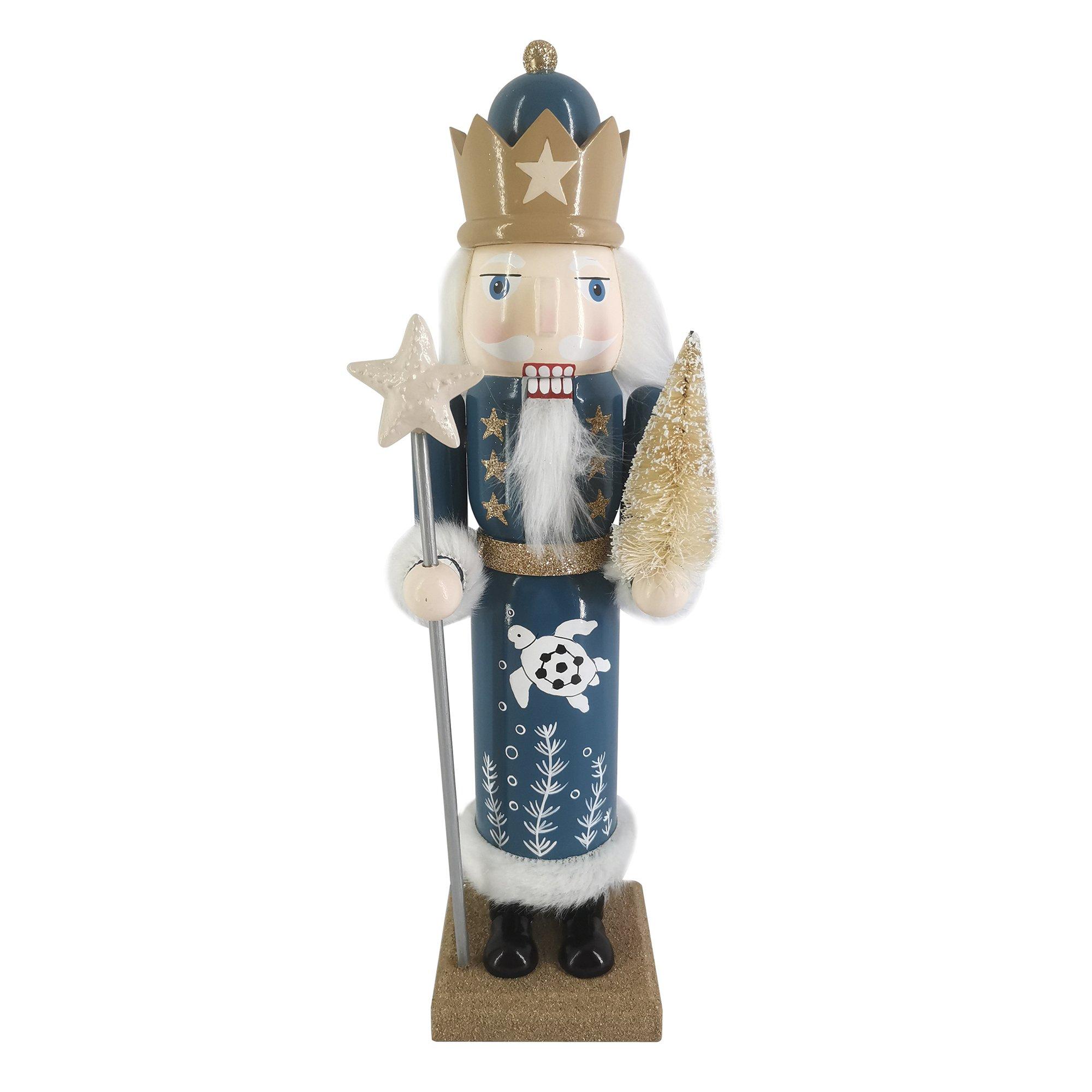 15 in. Coastal Embellished Santa Claus