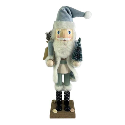 15 in. Wooden Nutcracker With Christmas Tree