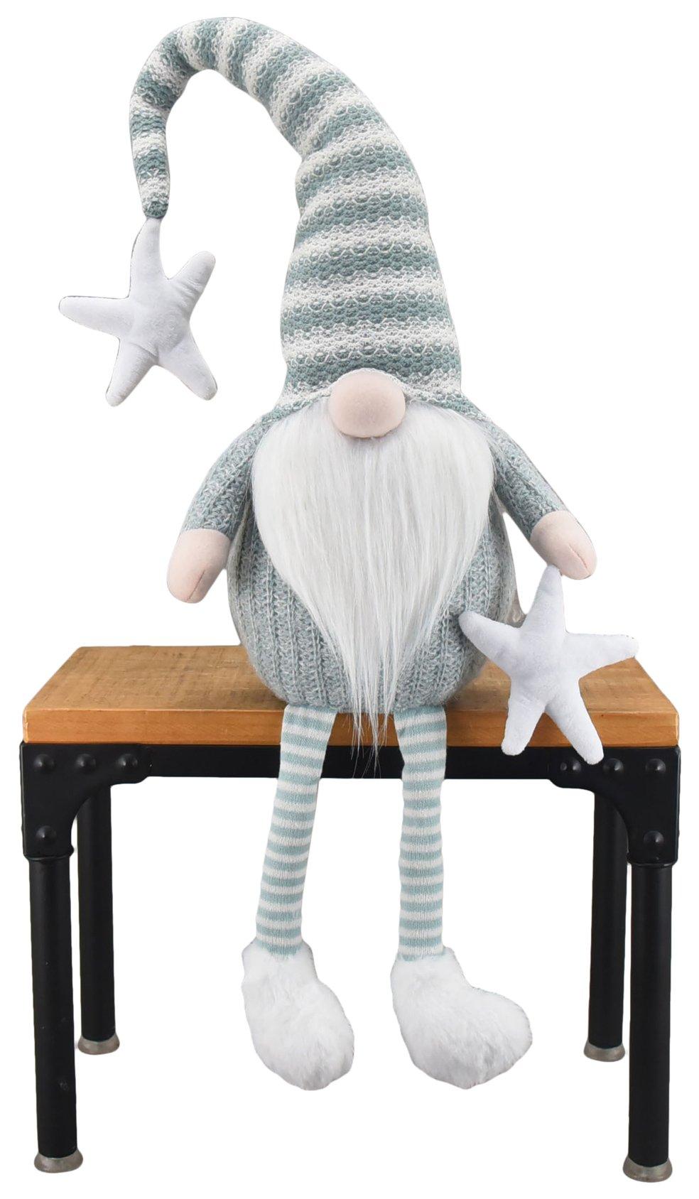 35 in. Sitting Star Gnome Plush Tabletop Decor