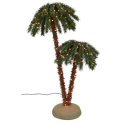 Dual 5 Ft. Pre-Lit Palm Tree Decor