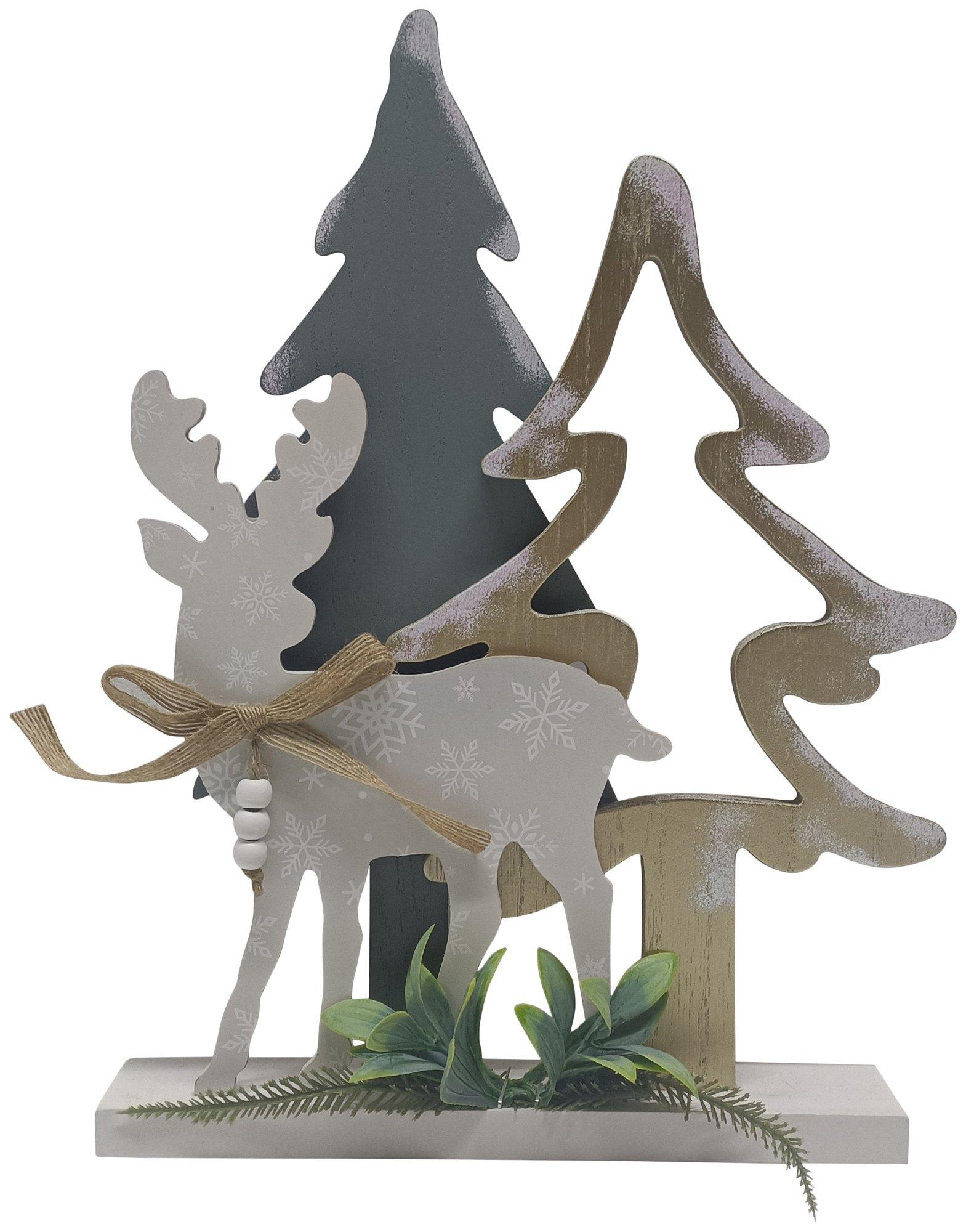 Christmas Cheer Deer Tabletop Holiday Decor