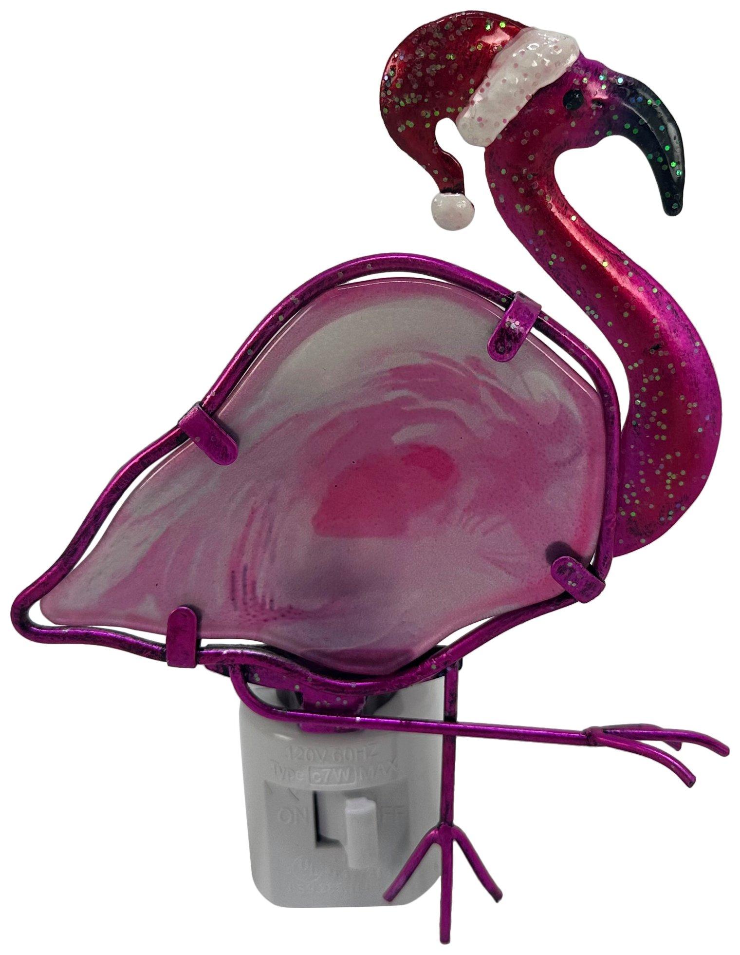 3.5x4 in. H Flamingo Christmas Decor
