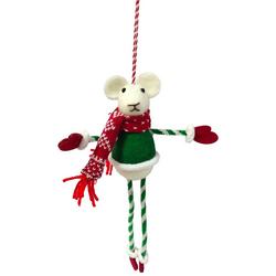 9'' Stuffed Felt Mouse Ornament