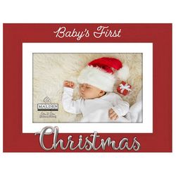 Malden 4'' x 6'' Babys First Christmas Photo Frame