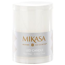 Mikasa 3x4 Solid LED Wax Pillar Candle