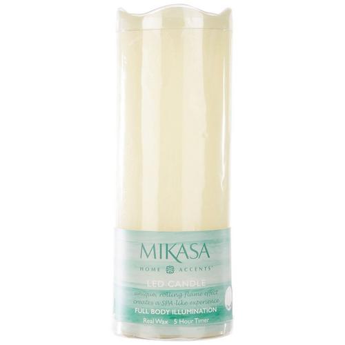 Mikasa 3x8 LED Wax Pillar Candle