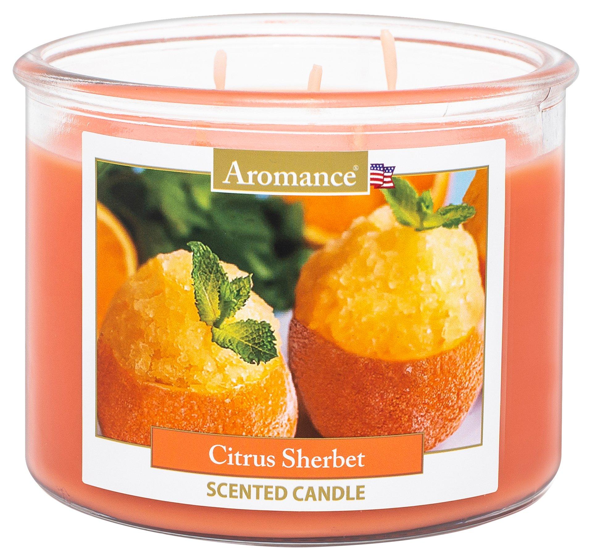 12oz Citrus Sherbet 3 Wick Candle