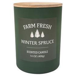 14 oz. Farm Fresh Winter Spruce Jar Candle