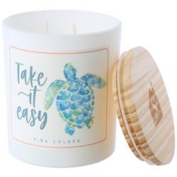 11 oz. Take it Easy Turtle Candle