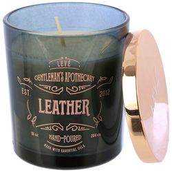 Hand-Poured Leather Candle