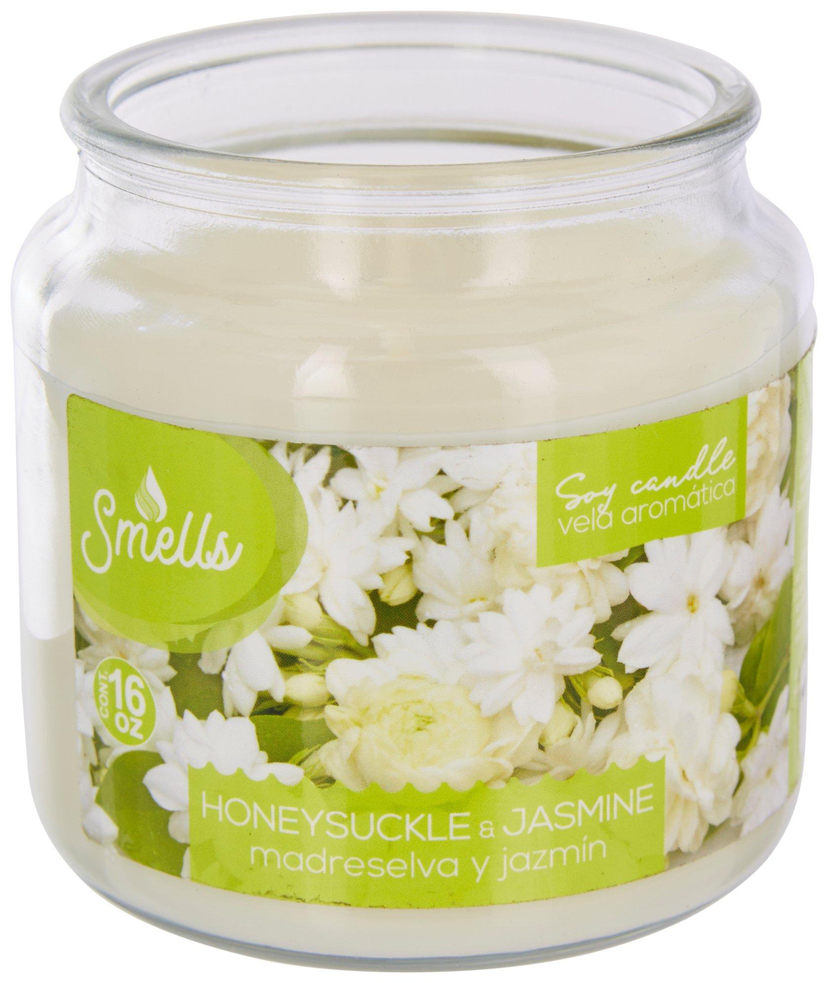 16 Oz Honeysuckle & Jasmine Wax Candle